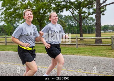 Alabama Mobile Brookley Center Army National Guard, Physical Training Program donna donne, corridori joggers, Foto Stock