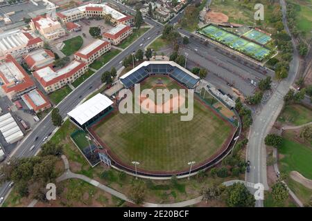 Una vista generale di Blair Field, sabato 9 gennaio 2021, a Long Beach, California. Lo stadio, aperto nel 1958 e situato nel Parco delle attività ricreative, è stato chiamato af Foto Stock