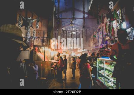 Oaxaca, Oaxaca / Messico - 01/05/2021: Fotografia di dettaglio del mercato Novembre 20 a Oaxaca Messico Foto Stock