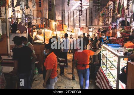 Oaxaca, Oaxaca / Messico - 01/05/2021: Fotografia di dettaglio del mercato Novembre 20 a Oaxaca Messico Foto Stock