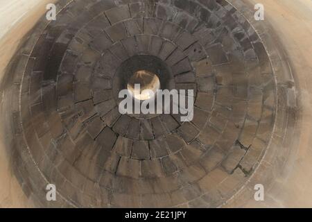 Vista interna della cupola della Chiesa sopra la Cattedrale di Santa Ana dell'isola di Gran Canaria Spagna Foto Stock