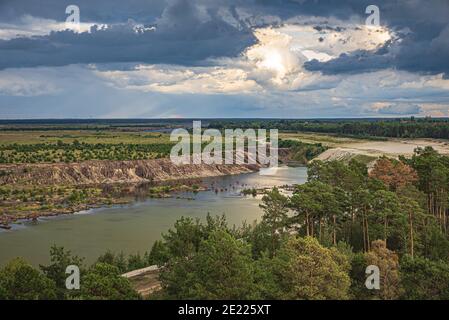 Lago futuro vicino Cottbus Foto Stock