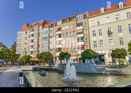 Franz-Neumann-Platz, Reinickendorf, Berlino, Deutschland Foto Stock