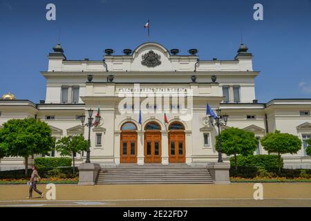 Nationalversammlung, Sofia, Bulgarien Foto Stock