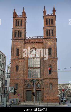 Friedrichswerdersche Kirche, Werderscher Markt, nel quartiere Mitte di Berlino, Deutschland Foto Stock