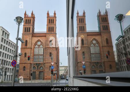 Friedrichswerdersche Kirche, Werderscher Markt, nel quartiere Mitte di Berlino, Deutschland Foto Stock