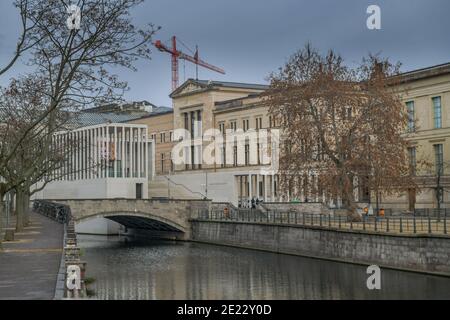 James-Simon-Galerie am Kupfergraben, nel quartiere Mitte di Berlino, Deutschland Foto Stock