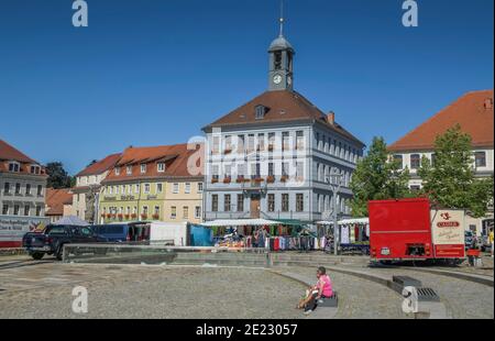 Altmarkt, Bischofswerder, Sachsen, Deutschland Foto Stock