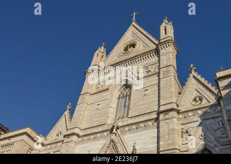 Cattedrale di Santa Maria Assunta, Via Duomo, Neapel, Italien Foto Stock