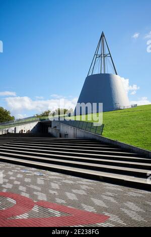 Biblioteca Universitaria della Delft University of Technology (tu Delft). Foto Stock