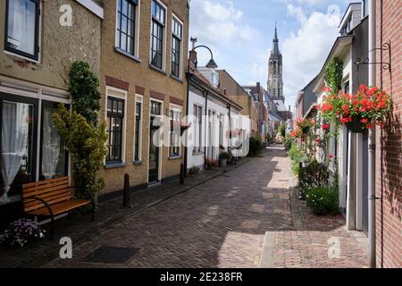 Vista della Nieuwe Kerk (Chiesa Nuova) a Delft, Paesi Bassi. Foto Stock