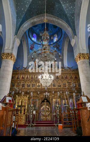 Timiou Stavrou (Kirche des Heiligen Kreuzes), Pano Lefkara, Republik Zypern Foto Stock