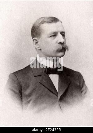 Salomon August Andrée (1854 - 1897) era un ingegnere svedese, fisico e aeronaut esploratore polare che morì mentre conduce un tentativo di raggiungere il Geog Foto Stock