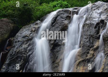 Cascate di Tiger a Bodimettu, Tamilnadu Foto Stock