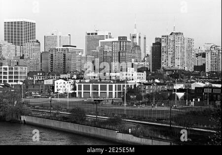 City Landscape, Philadelphia, Stati Uniti, 1976 Foto Stock