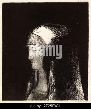 Odilon Redon, Druidesse, litografia, 1891 Foto Stock