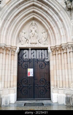 Chiesa Notre-Dame des Grâces. Foto Stock