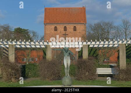 Brunnen, Zeltinger Platz, Frohnau, Reinickendorf, Berlino, Deutschland Foto Stock