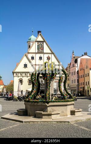 Weiden, GERMANIA: Città vecchia di Weiden in der Oberpfalz Foto Stock