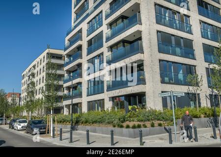 Neubauten, Maximilians Quartier, Helene-Jacobs-Straße, Schmargendorf, Wilmersdorf, Berlino, Germania Foto Stock