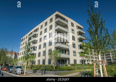 Neubauten, Maximilians Quartier, Helene-Jacobs-Straße, Schmargendorf, Wilmersdorf, Berlino, Germania Foto Stock