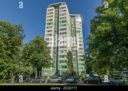 Hochhaus am Roseneck, Hohenzollerndamm, Grunewald, Wilmersdorf, Berlino, Deutschland Foto Stock