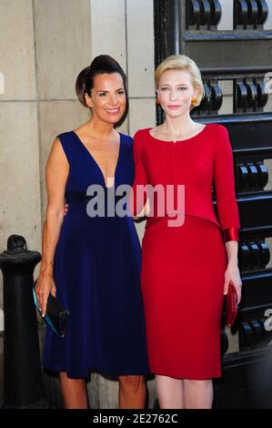 Roberta Armani, Cate Blanchett arriva la presentazione della collezione Giorgio Armani Autunno-Inverno 2011-2012 Haute-Couture tenutasi al Teatro Nazionale di Chaillot a Parigi, Francia il 5 luglio 2011. Foto di Nicolas Briquet/ABACAPRESS.COM Foto Stock