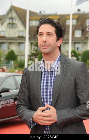 David Schwimmer arriva alla proiezione di 'Trust' durante il 37° Festival del Cinema Americano a Deauville, in Normandia, in Francia, l'8 settembre 2011. Foto di Mireille Ampilhac/ABACAPRESS.COM Foto Stock