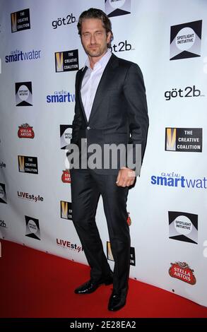 Gerard Butler partecipa ai 2011 Spotlight Initiative Awards della Creative Coalition durante il Toronto International Film Festival 2011. Toronto, Canada, 10 settembre 2011. Foto di Lionel Hahn/ABACAPRESS.COM Foto Stock