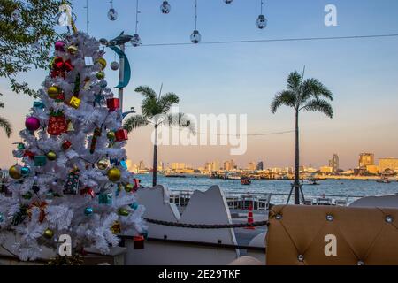 Vacanze di Natale a Pattaya Thailandia Asia Foto Stock