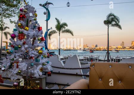 Vacanze di Natale a Pattaya Thailandia Asia Foto Stock