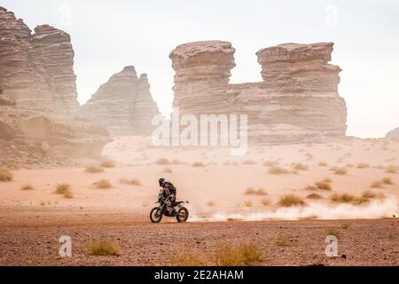 17 Pedrero Garcia Juan (esp), KTM, FN Speed - Rieju Team, Moto, Bike, azione durante la decima tappa della Dakar 2021 tra / LM Foto Stock