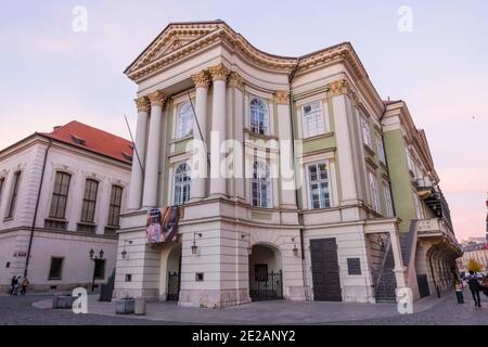 Stavovské divadlo, il Teatro degli Stati, la città vecchia, Praga, Repubblica Ceca Foto Stock