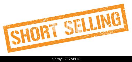 SEGNO di francobollo arancione grugnoso VENDITA BREVE. Foto Stock