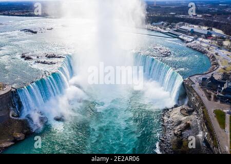 Cascate Horseshoe, Niagara Falls, Ontario, Canada Foto Stock