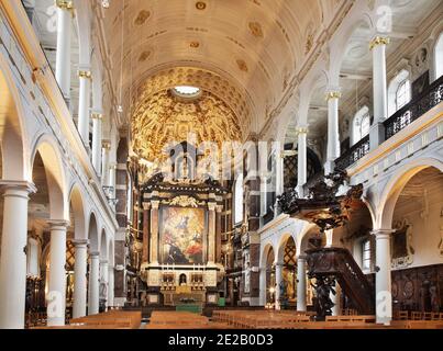 San Carlo Borromeo Chiesa di Anversa. Belgio Foto Stock