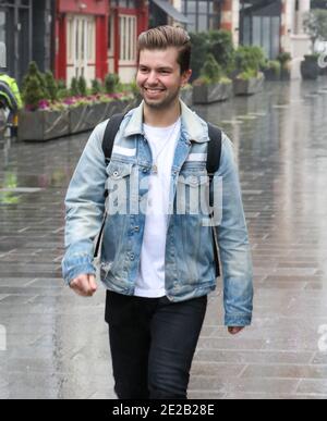 Londra, Regno Unito. 13 gennaio 2021. Sonny Jay parte dai Global radio Studios di Londra. Credit: SOPA Images Limited/Alamy Live News Foto Stock