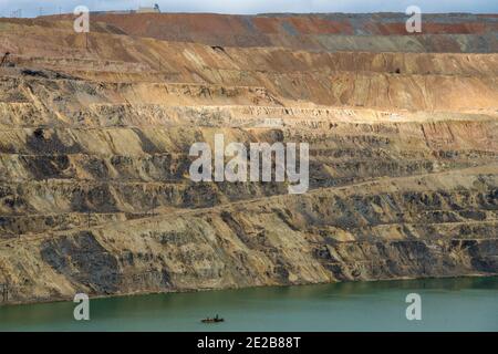 Berkeley Pit, Butte, Montana, USA Foto Stock