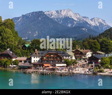 Porto di Königssee Schönau am Königssee Foto Stock