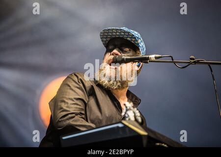 John Grant ha suonato dal vivo al Bluedot Festival, Cheshire, Inghilterra, Regno Unito. Foto Stock