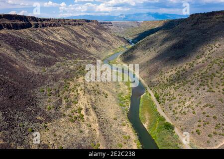 Rio Grande Gorge State Park, New Mexico, NEGLI STATI UNITI Foto Stock