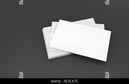 Rendering 3d di Business Card Mookup. Foto Stock