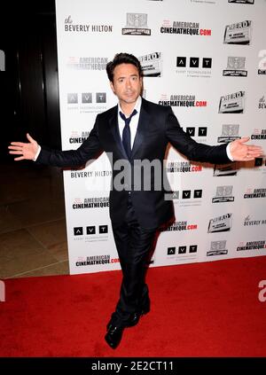 Robert Downey Jr. Partecipa al 25° premio americano cinematotheque che si è tenuto all'hotel Beverly Hilton il 14 ottobre 2011 a Beverly Hills, California. Foto di Lionel Hahn/ABACAPRESS.COM Foto Stock