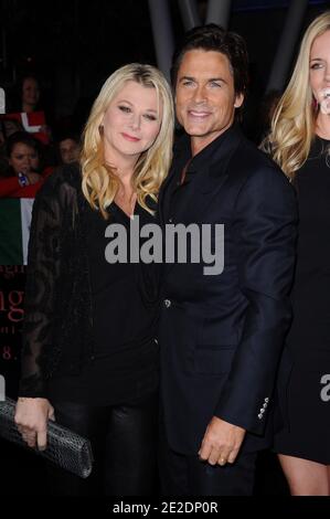 Rob Lowe e Sheryl Berkoff partecipano alla prima di Summit Entertainment 'The Twilight Saga: Breaking Dawn - Part 1' tenutasi al Nokia Theatre di Los Angeles, CA, USA il 14 novembre 2011. Foto di Lionel Hahn/ABACAPRESS.COM Foto Stock