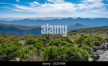 Incredibile paesaggio montano del Parco Nazionale dei Grampians in Australia Foto Stock