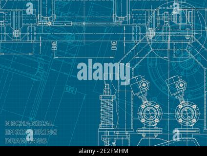 Sistema di progettazione assistita da computer. Modello. Stile aziendale Illustrazione Vettoriale