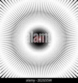 Sfondo vettoriale astratto a mezzitoni EPS10. Effetto grafico basato sulle forme dei cerchi. Un elemento di facile utilizzo. Perfetto per qualsiasi utilizzo. Illustrazione Vettoriale