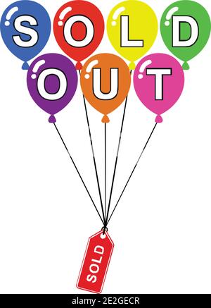 concept design vettoriale del logo del fumetto dell'icona esaurito Illustrazione Vettoriale