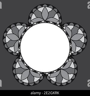 Carta Lace Illustrazione Vettoriale