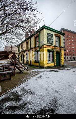 Blocco dei pub Foto Stock